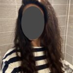 customer photo wearing wig