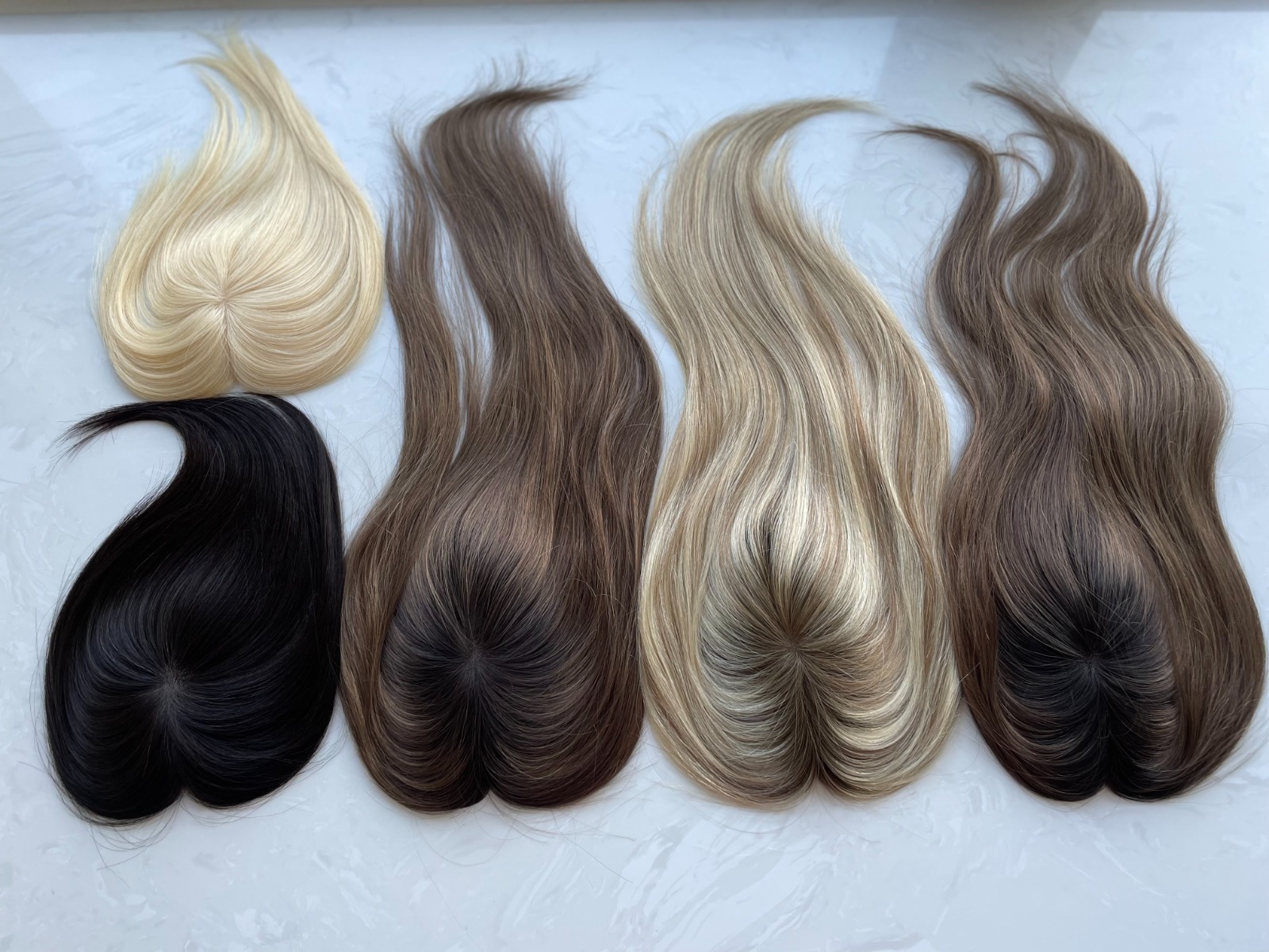 human hair toppers