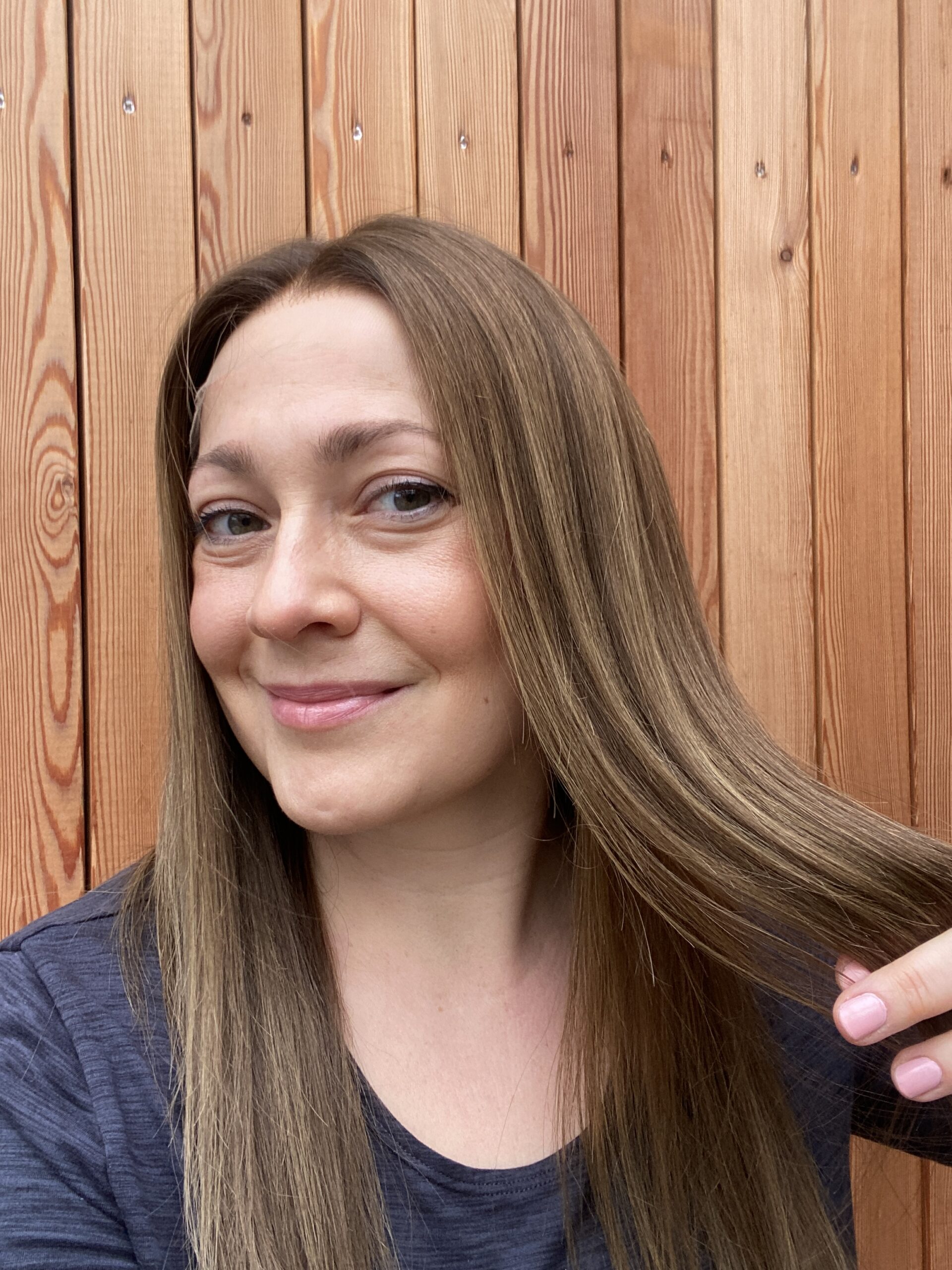 medium brown wigs with highlights