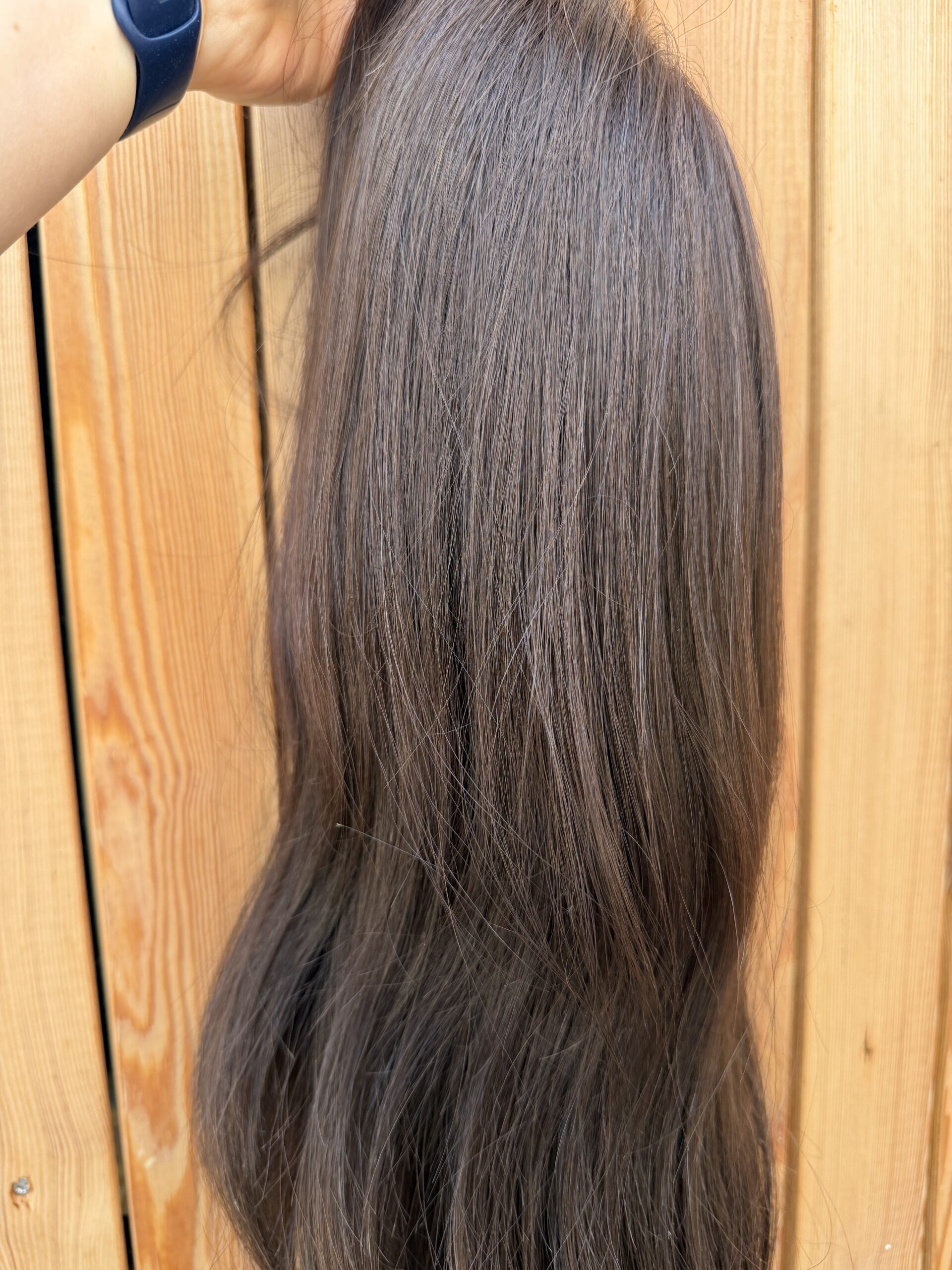 dark brown colour huma hair
