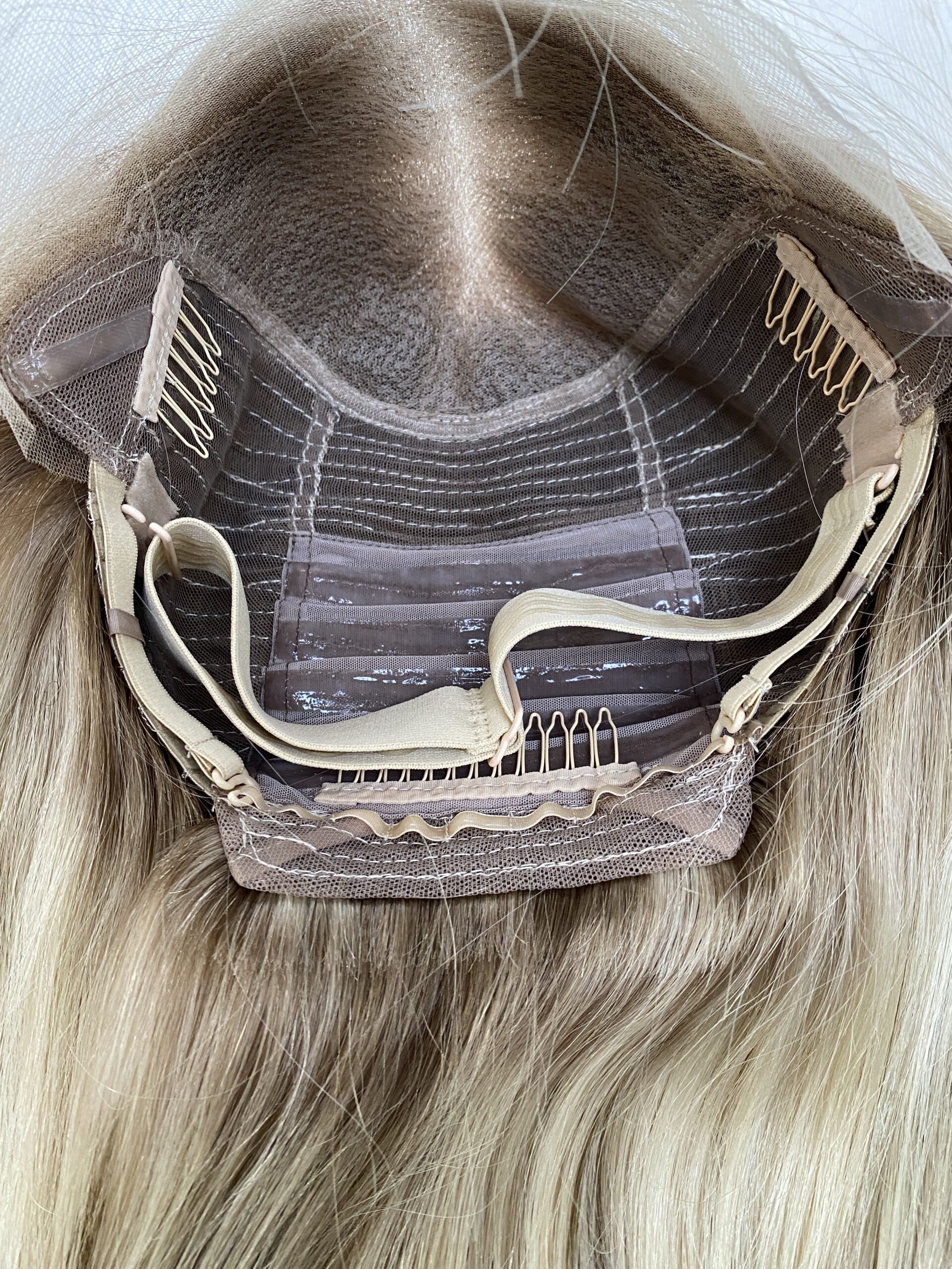 glueless cap with ear tabs